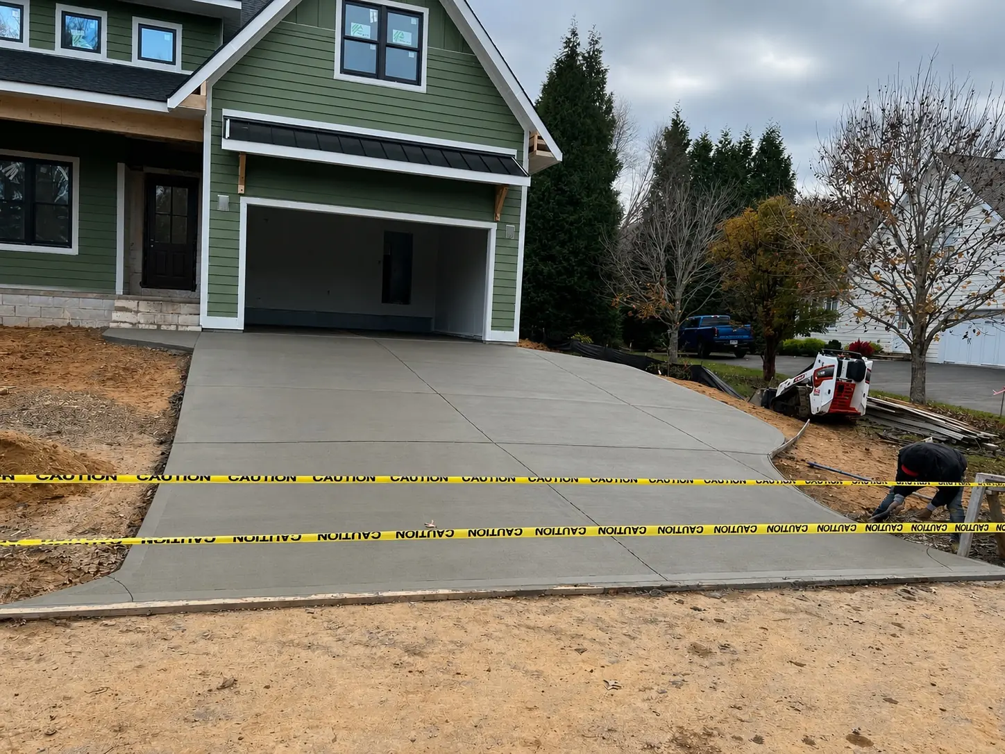 Driveway Pour