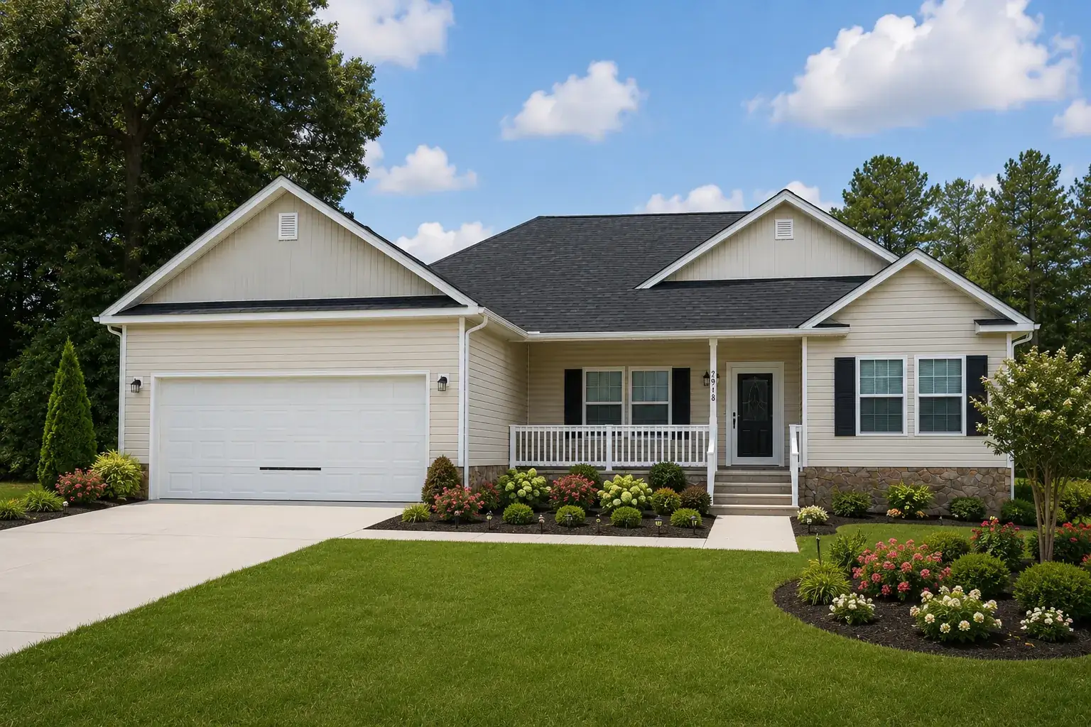 Completed Masters Construction custom new home