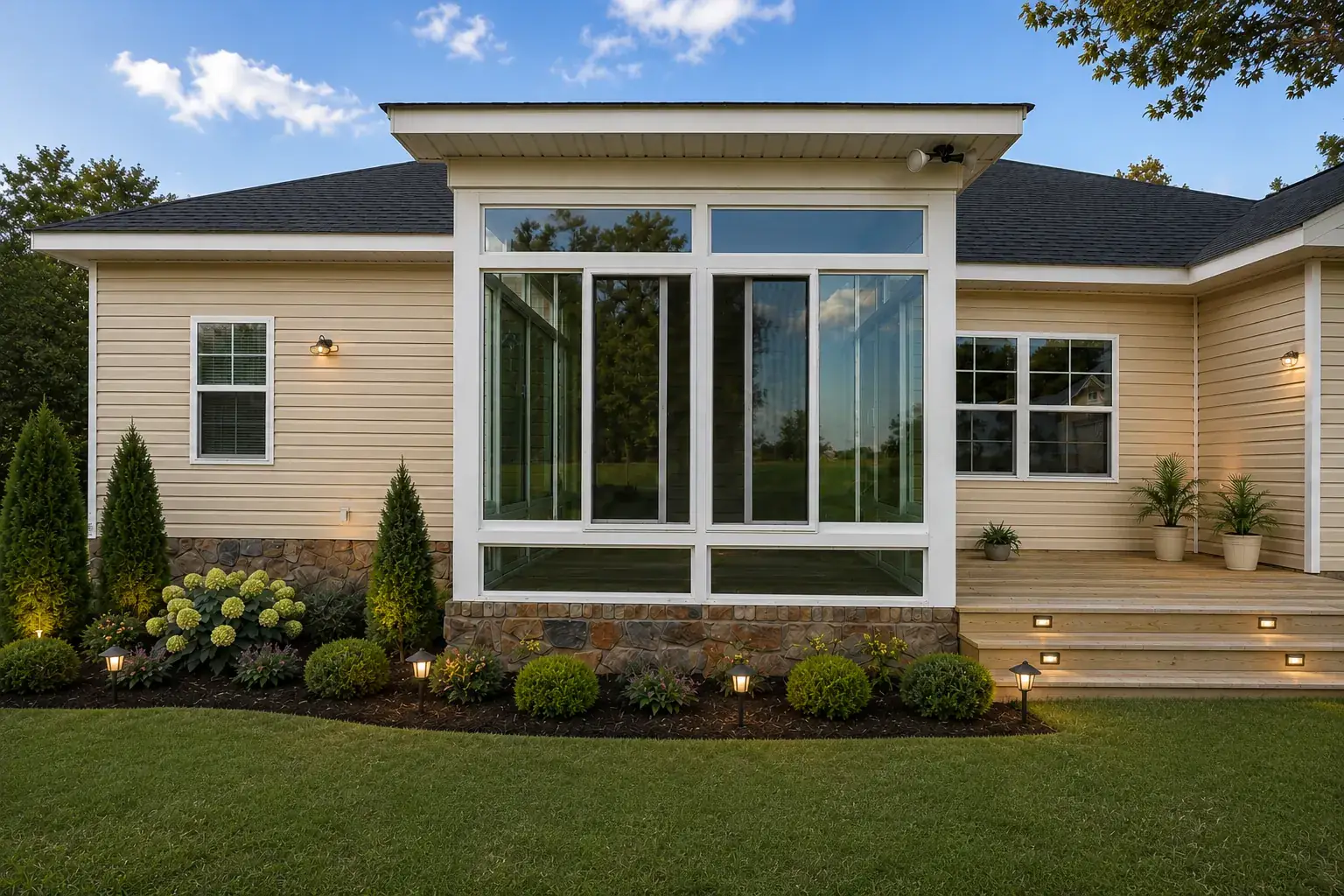 Masters Construction Sunroom Exterior